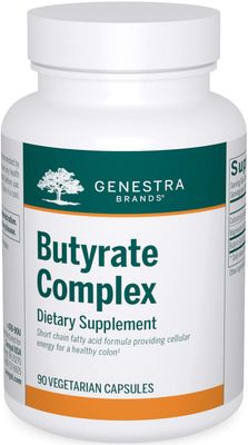 Genestra Brands Butyrate Complex Butyric Acid from CalciumMagnesium Butyrate 90 Capsules