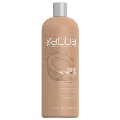 ABBA Color Protection Conditioner, Coconut Oil Sage, 32 Fl Oz