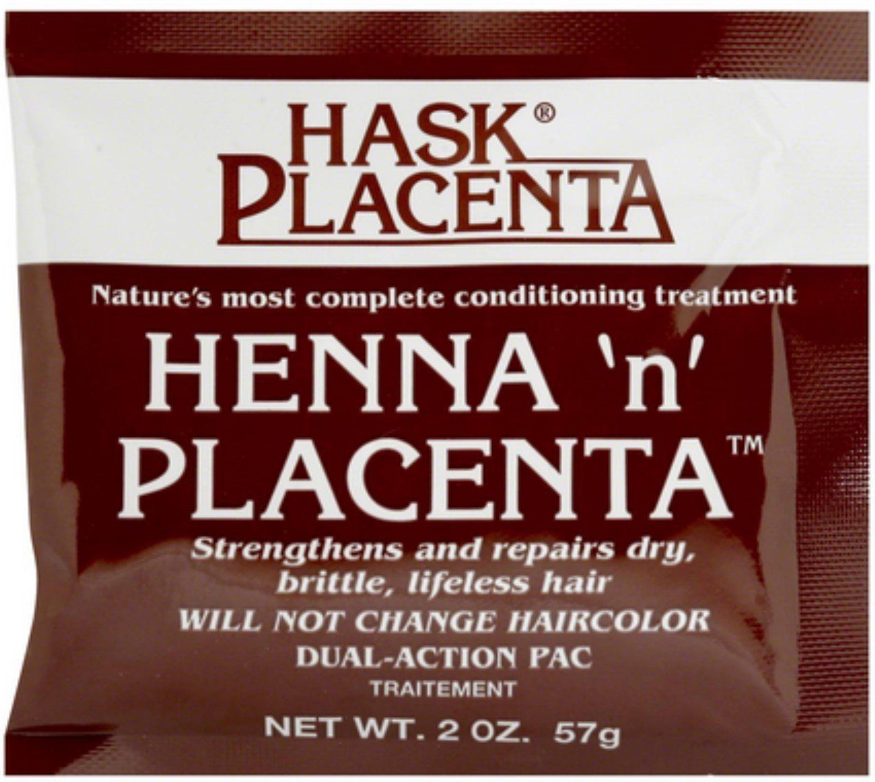 Hask Henna &#39;N&#39; Placenta Conditioning Treatment Packet 2 oz (33105B)