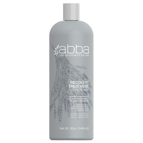 ABBA Recovery Treatment Conditioner, Lavender Peppermint Oil, 32 Fl Oz (Pack of 1)