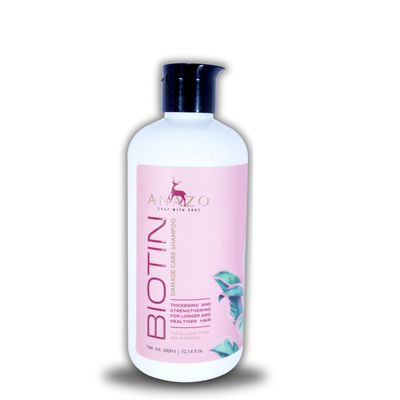 Biotin Shampoo for Damaged Hair - Strengthen, Thicken, and Smooth, Natural Ingredients for Hair Loss Prevention, for men women, Sulfate-Free, Frizz-Free,