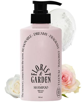 ODID Milk Protein Intensive Shampoo - Korean Volumizing and Hair Loss Relief Perfume Shampoo for Damaged Hair - Refreshing Sweet Floral Scent - pH5.5 Scalp Purifying, 16.9 fl.oz.