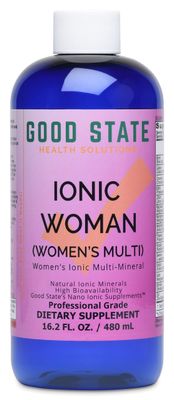 Good State Ionic Woman Women&#39;s Liquid Ionic Multi Mineral Vegan Dietary Supplement 15 Different Minerals (16 oz.)