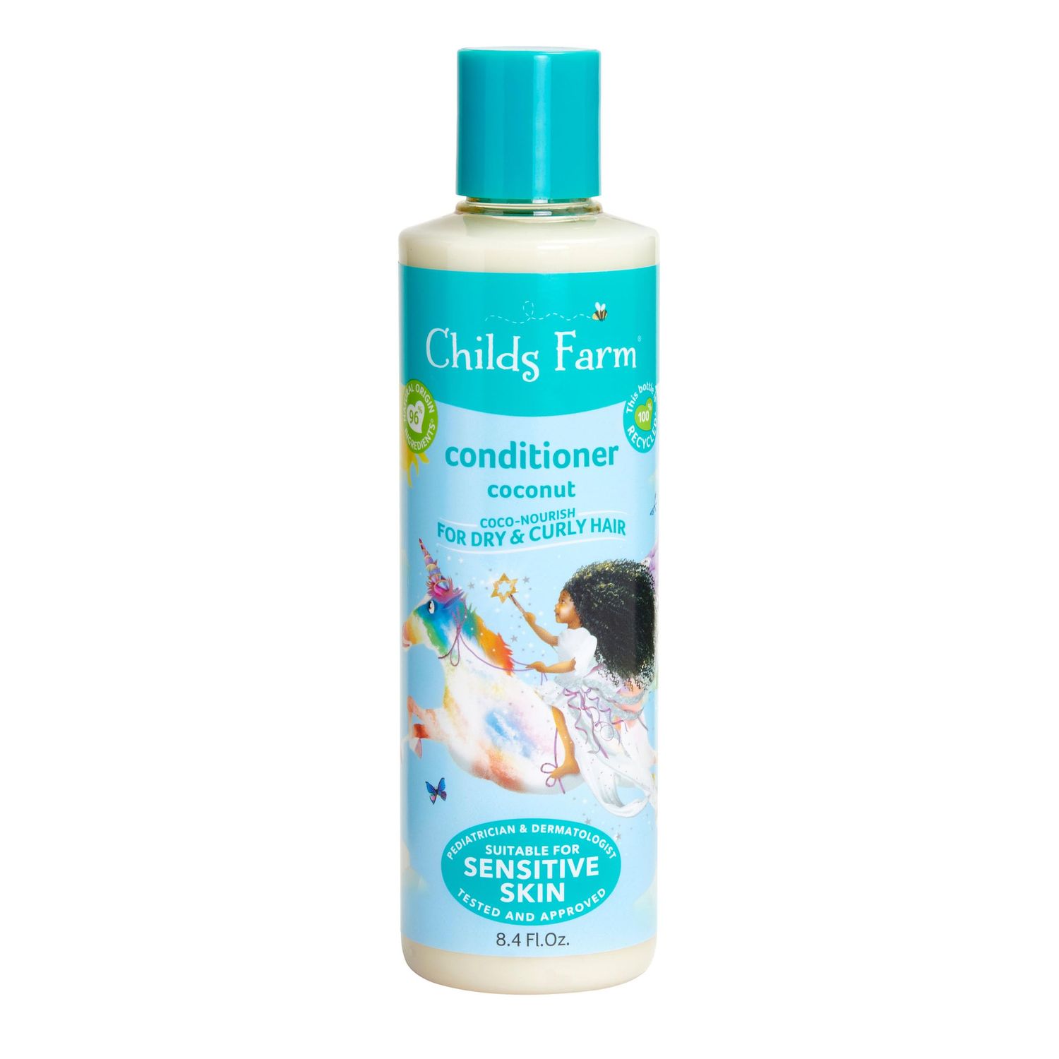 Childs Farm, Kids Conditioner for Curly, Dry Hair, Coco- Nourish Conditioner, Contains Wonderful Fragrance which Doesn t Irritate Sensitive Skin, 8.4 Fl Oz
