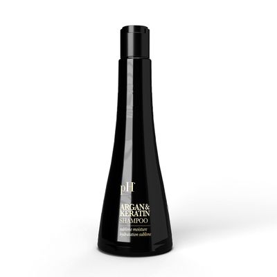pH PURE HAIR Argan Keratin Shampoo - Deeply Hydrating, Moisturizing Shampoo for Damaged, Color-Treated Hair, Adds Shine, Strength Softness - 8.45 Oz