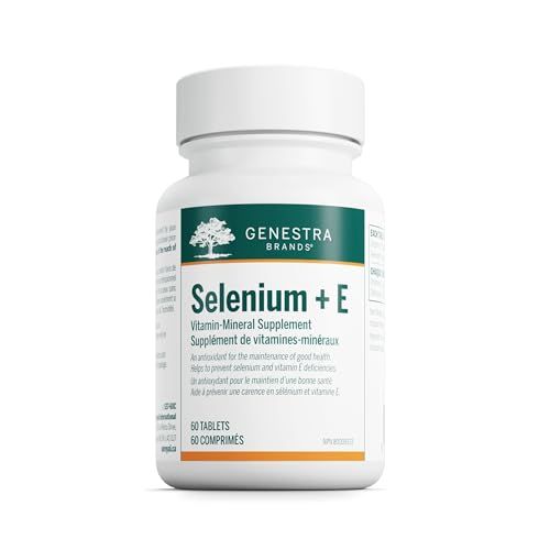 Genestra Brands Selenium E Provides antioxidant Support 60 Tablets