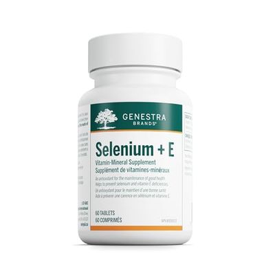 Genestra Brands Selenium E Provides antioxidant Support 60 Tablets