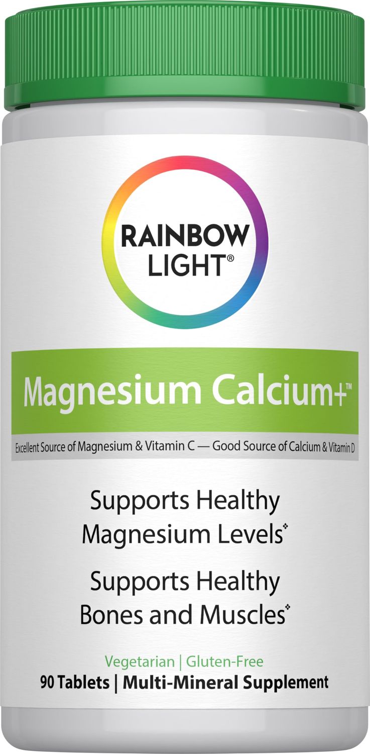 Rainbow Light, Magnesium Calcium Plus, 90-Count