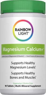 Rainbow Light, Magnesium Calcium Plus, 90-Count