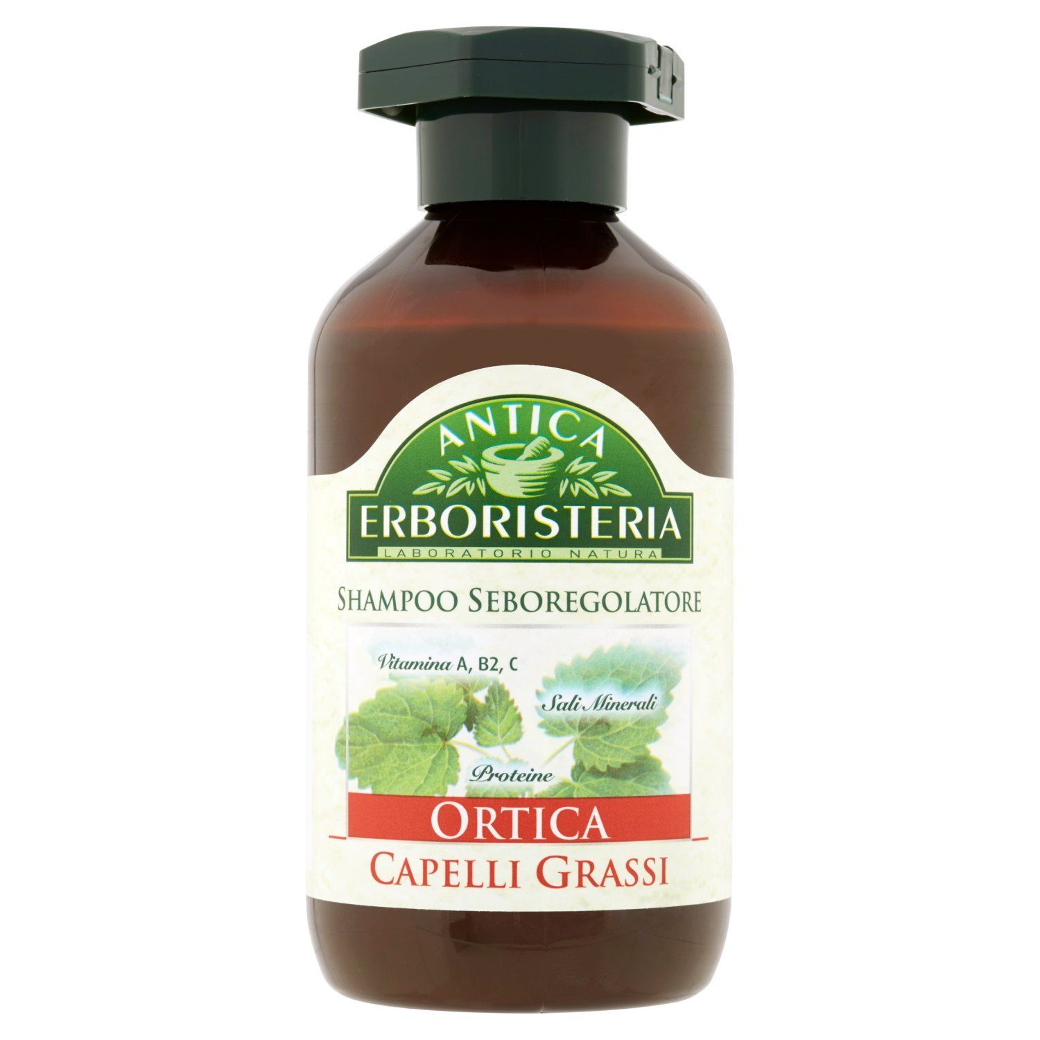 Antica Erboristeria: &quot;Ortica (Nettle) Seboregulating Shampoo 8.45 Fluid Ounce (250ml) Package Italian Import