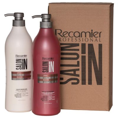 RECAMIER Salt Free Shampoo and Color Guard Conditioner Set Champu y Acondicionador 33.3 OZ