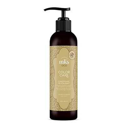 Earthly Body MKS eco Color Care Conditioner, Sunflower Scent - 10 fl oz - Protect Prolong Color, Add Shine - With Moroccan Argan Oil Hemp Seed Oil - Vegan, Cruelty Free - Safe for Daily Use