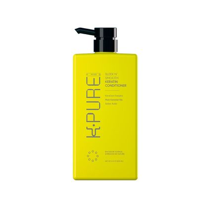 Sleek N&#39; Smooth Keratin Hair Treatment Conditioner K-Pure, KeraCore Technology, Sulfate Paraben Free, Anti Frizz Conditioner for Strengthening, Smoothing, Shine, for Color Treated and Damaged Hair