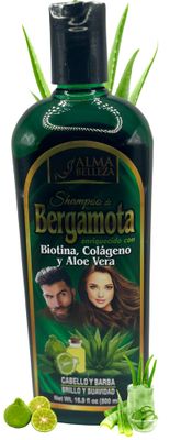 Shampoo de bergamota biotina, colageno Aloe Vera Net Wt 16.9 fl oz