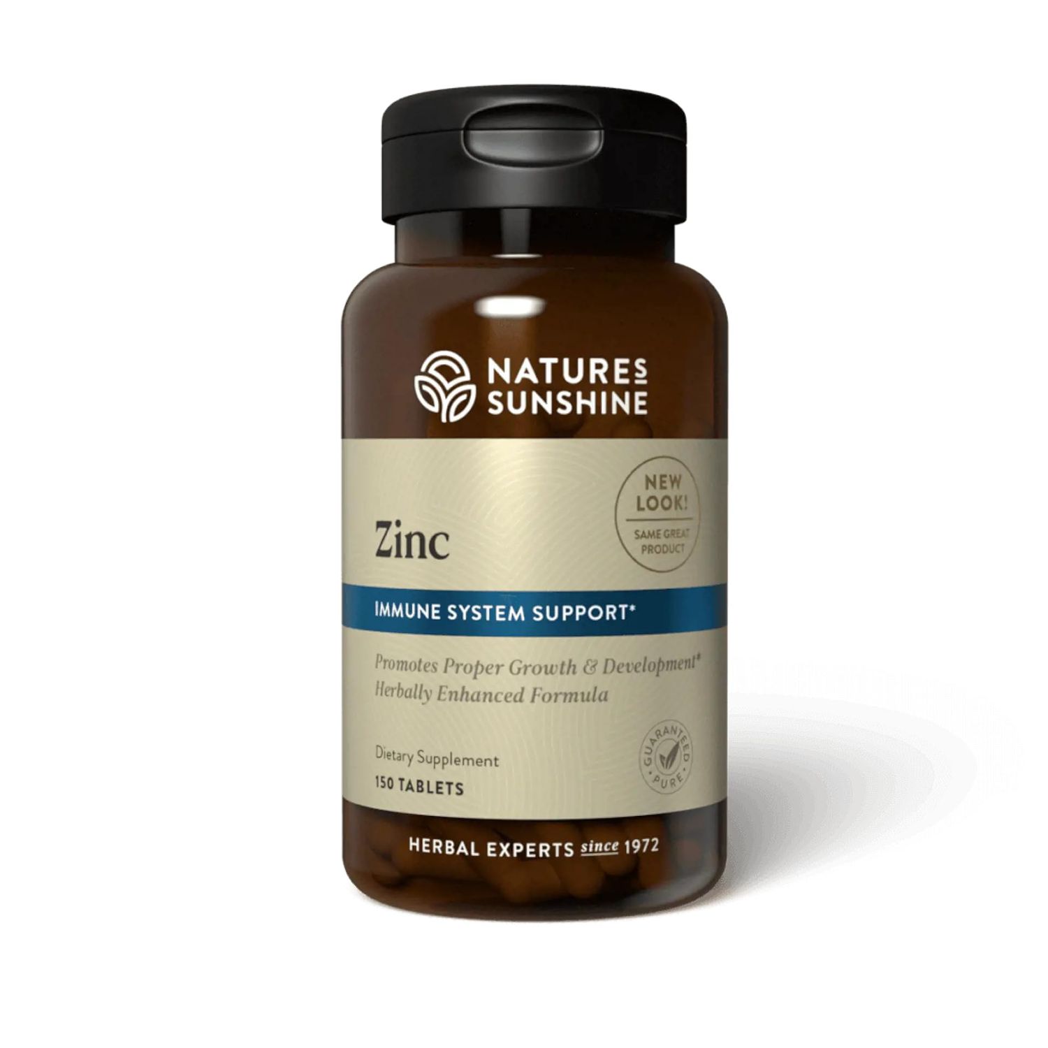 Nature&#39;s Sunshine Zinc 25mg, 150 Tablets Helps Strengthen the Immune System by Providing 167 of the Daily Value of Zinc