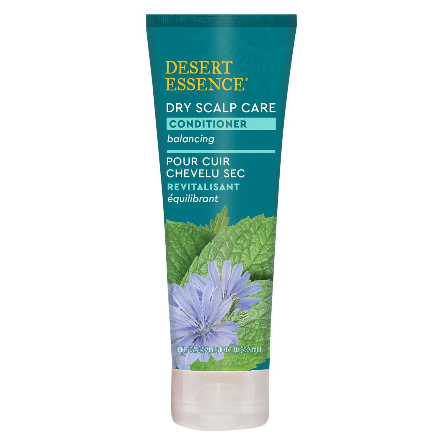 Desert Essence Dry Scalp Conditioner - Tea Tree Manuka Oil with Aloe Peppermint - Lightweight, Silicone-Free Formula for Dry, Itchy Scalp Relief - Nourishes Soothes for Soft, Shiny Hair - 8 oz