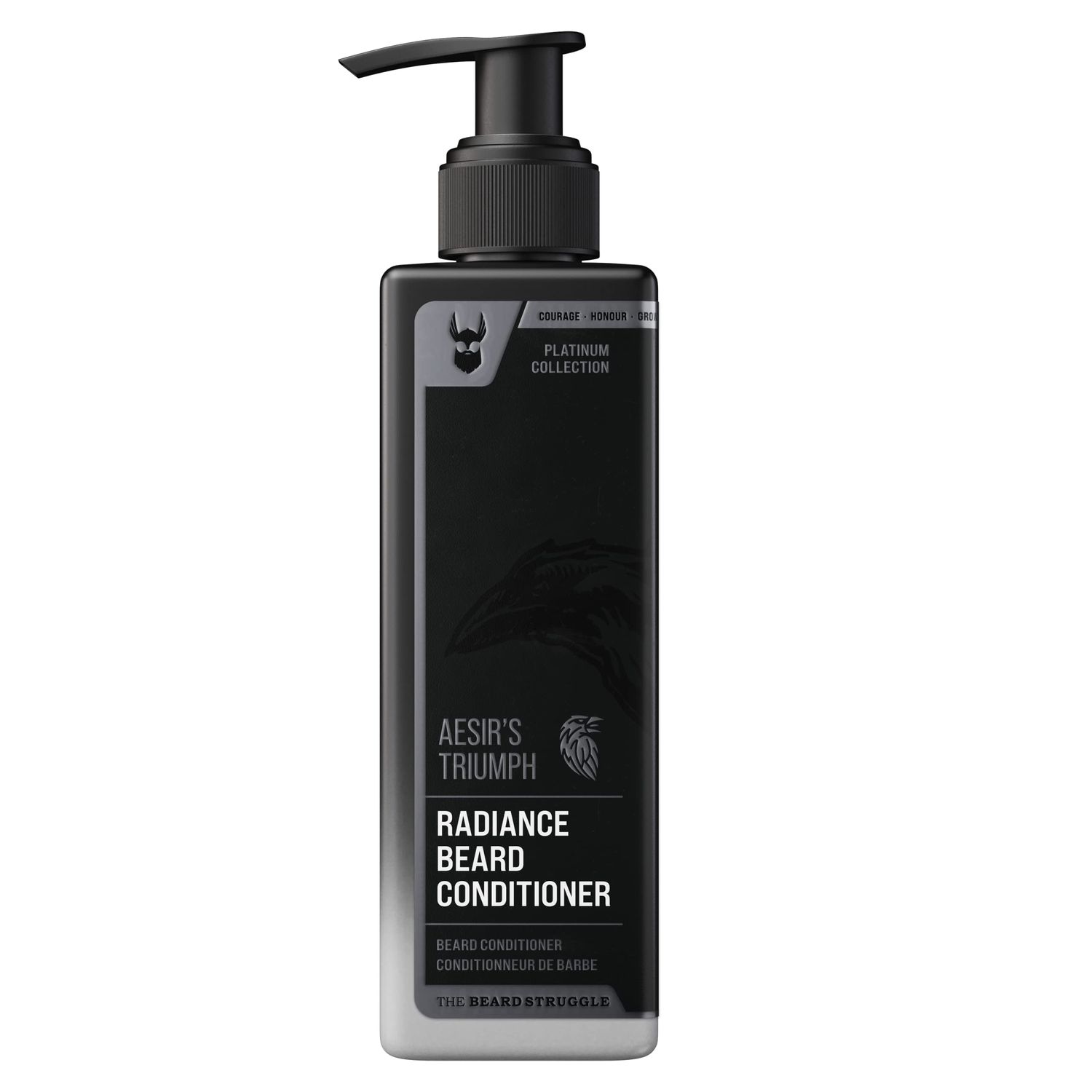 The Beard Struggle - Marksman&#39;s Beard Conditioner - Aesir&#39;s Triumph, Platinum Collection - Nourish, Softens, Strengthens Beard - Radiance Beard Conditioner for Men (8 Fl oz)