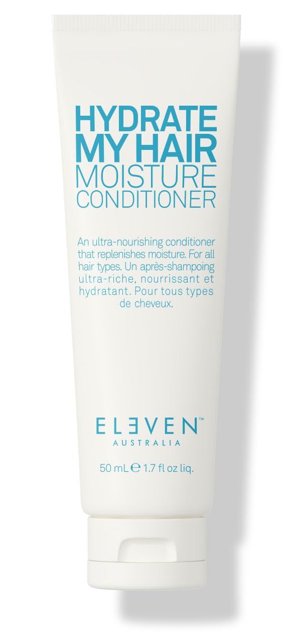 ELEVEN AUSTRALIA Hydrate My Hair Moisturizing Conditioner - Nourishing Formula for Dry, Damaged Hair, Restores Hydration Shine, Color-Safe, Sulfate Paraben Free - 1.7 Fl Oz