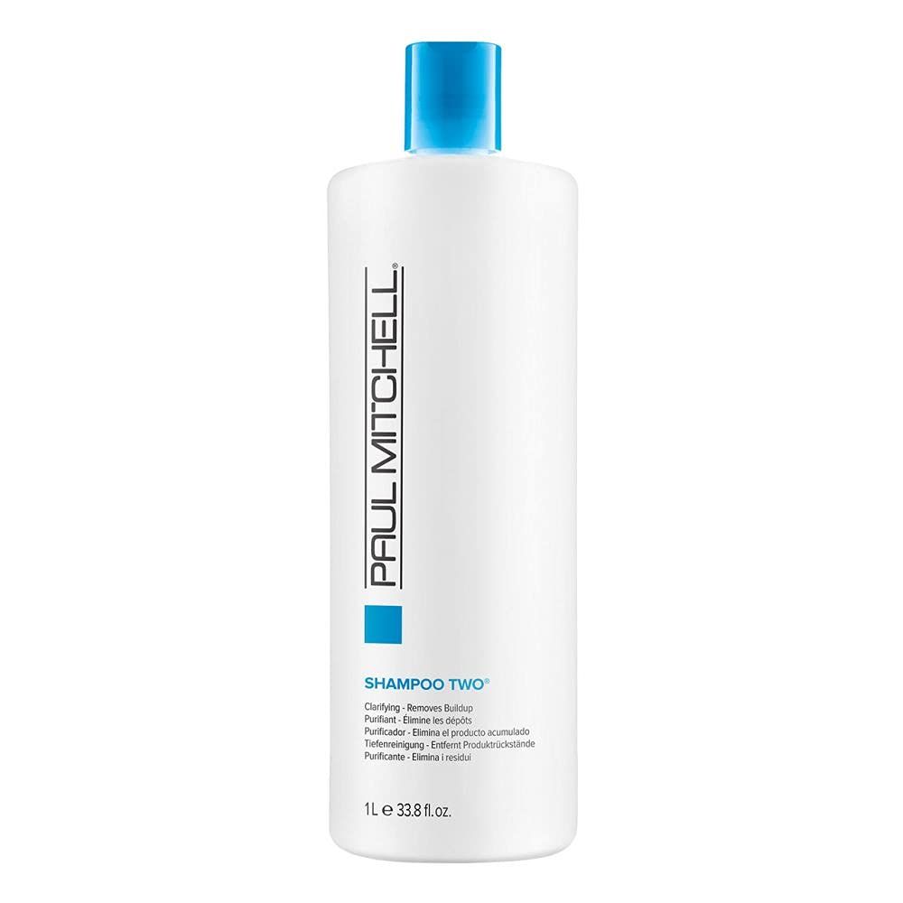 Paul Mitchell Shampoo Two, Clarifying Shampoo, Deep Cleanses Removes Buildup, For All Hair Types, Especially Oily Hair, 33.8 fl. oz.