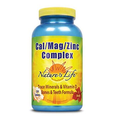 Nature&#39;s Life Cal Mag Zinc Complex 250 ct