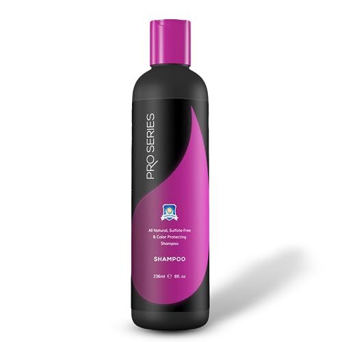 Pro Series Daily Care Shampoo 8oz - Gentle, Natural, Moisturizes, Protects Color Vibrancy, Anti-frizz Restores Shine Sulfate-Free Shampoo for Healthy Manageable Lace Wigs, Toupees, Hair Systems
