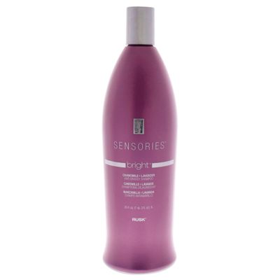 RUSK Sensories Bright Chamomile and Lavender Brightening Shampoo, Color-Enhancing Conditioner Improves Color and Tone for, Dull Silver, Gray or White Hair, 35 fl. oz