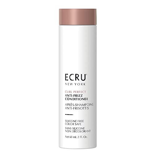ECRU New York Curl Perfect Anti Frizz Conditioner, Curly Hair Conditioner, Anti Frizz Hair Products, Travel Size, 2oz