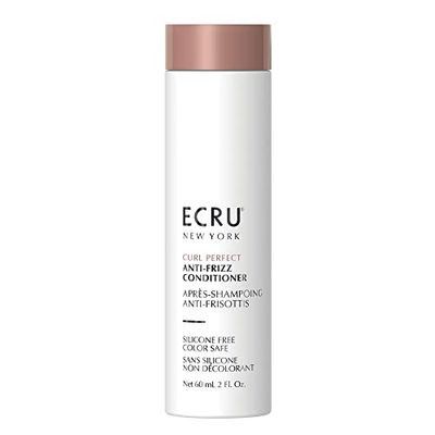 ECRU New York Curl Perfect Anti Frizz Conditioner, Curly Hair Conditioner, Anti Frizz Hair Products, Travel Size, 2oz