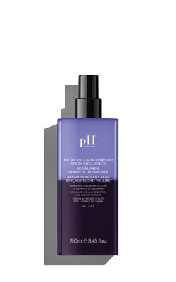 pH PURE HAIR Ice Blonde Shampoo Moisturizing Treatment for Natural Blondes Enriched with Illipe utter Jasmine Extract Anti-Yellow Purple Shampoo for Platinum Blonde Hair 8.45 Oz