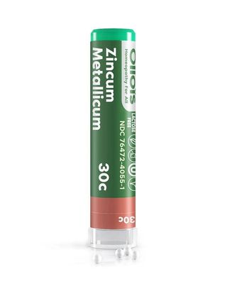 OLLOIS Zincum Metallicum 30c Organic, Lactose-Free, Vegan, Homeopathic Medicine, 80 Pellets (Pack of 1)