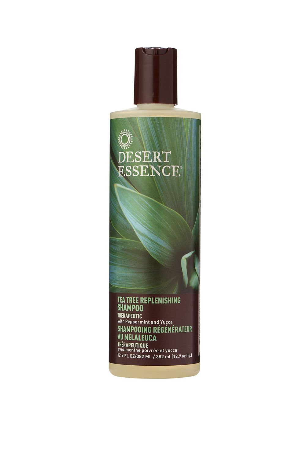 Desert Essence Shampoo, Tea Tree Replenishing Shampoo, 12.9 - Ounces (Pack of 3)
