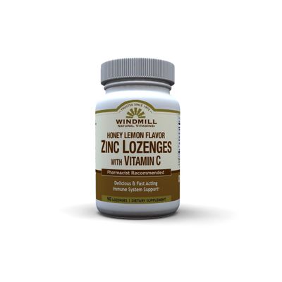 ZINC LOZ WVIT C 100MG HL WML 50 by Windmill,9 Ounce (Pack of 1)