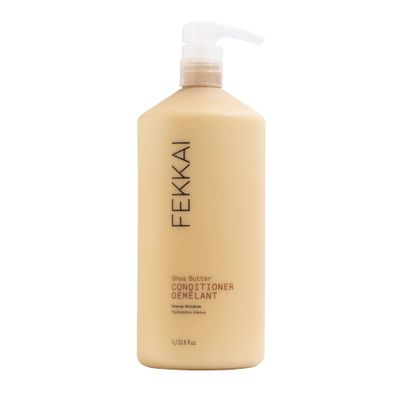 Fekkai Shea Butter Conditioner - 1 Liter - Moisturizes Hydrates - Reduces Frizz by 61 Up to 12H - Free of Sulfates, Parabens, Phthalates - Vegan, Cruelty-Free