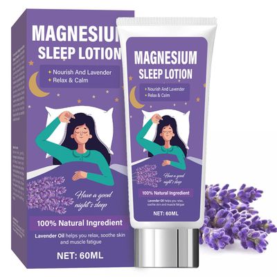 Magnesium Lotion for Sleep Muscle Relief, Adults Kids Nighttime Magnesium Cream, Promotes Sleep and Support for Relaxation Calm