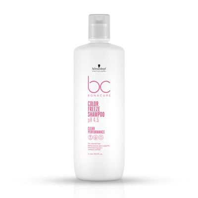 Schwarzkopf Professional Bonacure Color Freeze Ph 4.5 Micellar Sulfate Free Shampoo, Fresh, 1000 ml