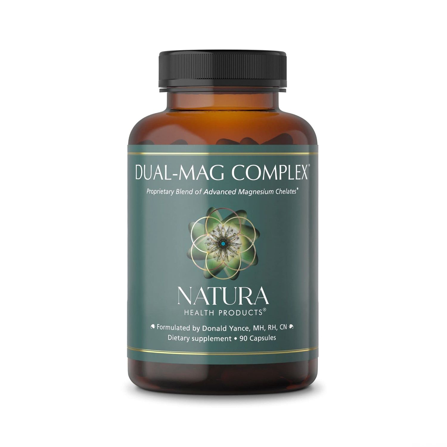 Natura Health Products Dual-mag Complex Supplement - Promotes Cardiovascular, Neurological, And Immune Health - Featuring Albion s Magnesium Bisglycinate Buffered Chelate (90 Capsules)