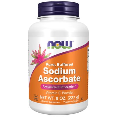 NOW Foods Supplements, Sodium Ascorbate Powder, Buffered, Antioxidant Protection, 8-Ounce