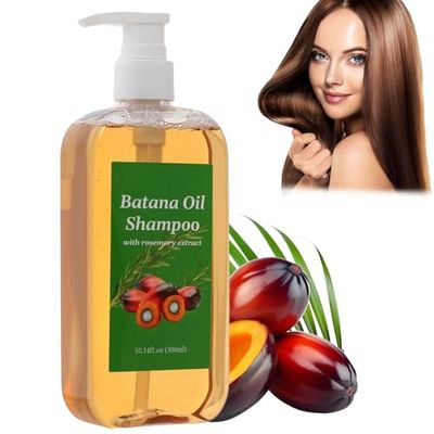 rooroopet Shampoo De Batana, Batana Shampoo, Rosemary Oil, Batana with Rosemary Extract,Nourishing Hair-Soft and Fluffy for Men Women 10FLOZ
