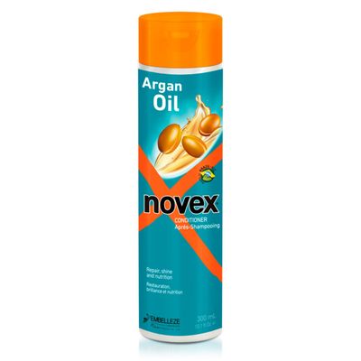 NOVEX Argan Oil Conditioner For Stronger Smoother Frizz-Free Hair Treatment - 10oz 300ml