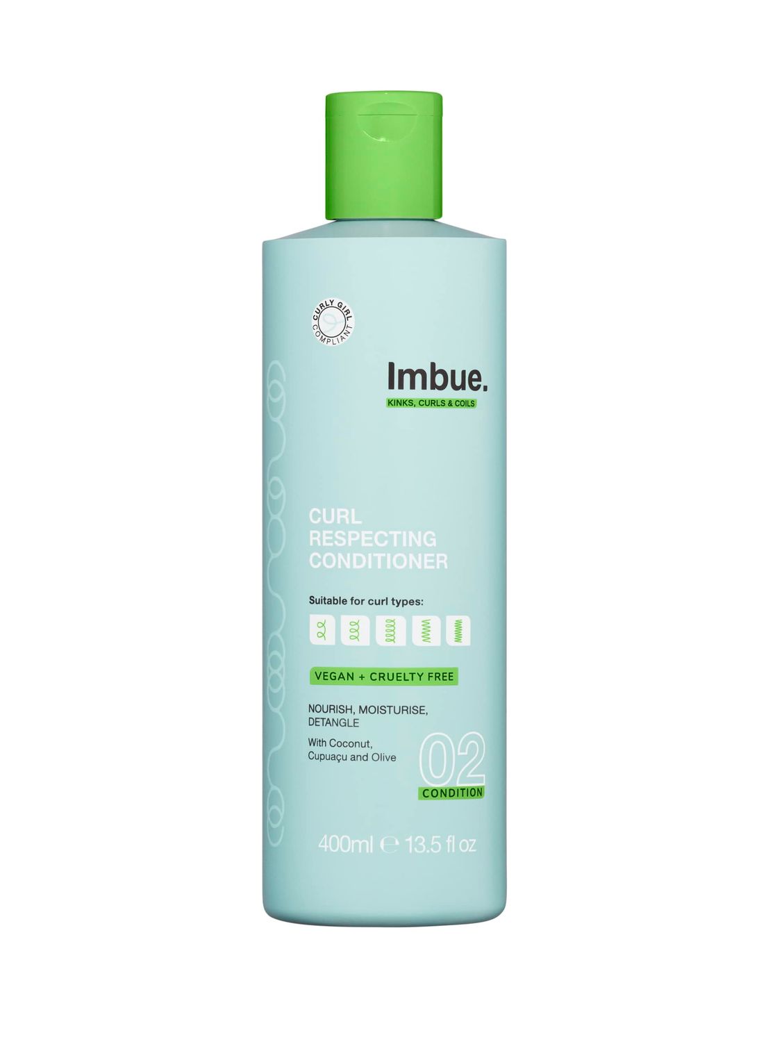 Imbue - Curl Respecting Conditioner for Wavy, Coily Natural 4A-4C Hair, Embrace the Movement
