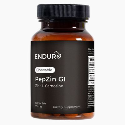Zinc - PepZinGI 75mg for Immune Function Digestive Health Support Zinc Carnosine Supplement Chewable Zinc Tablets for Adults Vegan, Non-GMO, Gluten Free - Endurance 60 Chewable Tablets