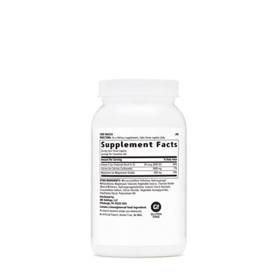 GNC Calcium Plus Magnesium Vitamin D-3 1000mg Essential for Building Strong Bones 180 Count