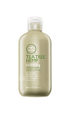 Tea Tree Hemp Restoring Conditioner Body Lotion, 2-in-1 Hydration, For All Hair Types, 10.14 fl. oz.