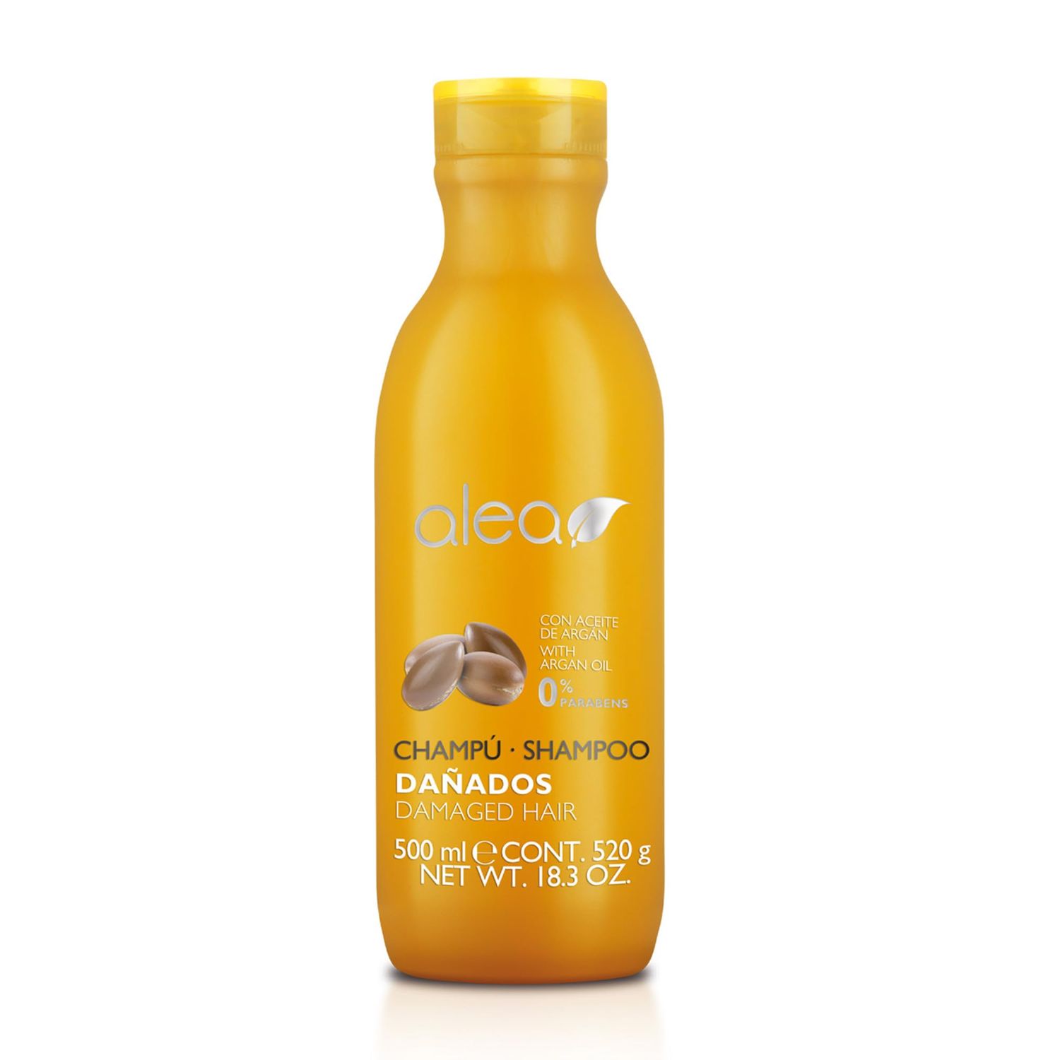 ALEA - Repairing Shampoo for Very Damaged Hair - Damaged Hair Line - 500 ml - with Silk Proteins and Argan Oil - Sulfate and Paraben-Free - Restores Hair Vitality