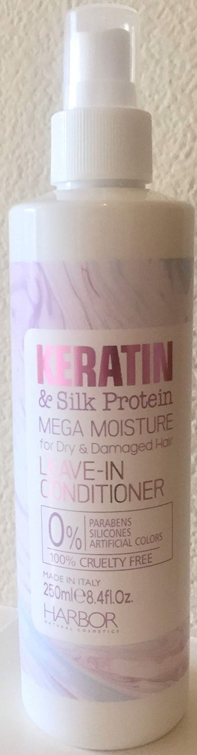 Harbor Keratin Silk Protein Mega Moisture Leave In Conditioner, 8.4 Oz.