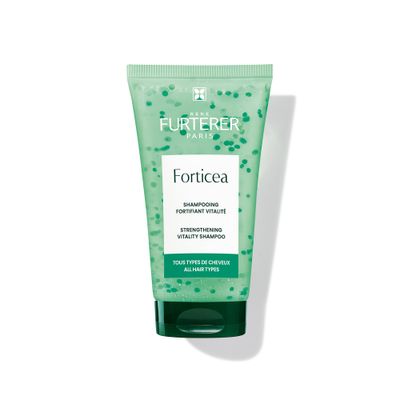 Rene Furterer Forticea Strengthening Revitalizing Shampoo - Formulated with Guarana Extract, Rosemary, Vitamin B3 and B5, - Sulfate, Paraben Silicone Free, 1.6 Fl Oz