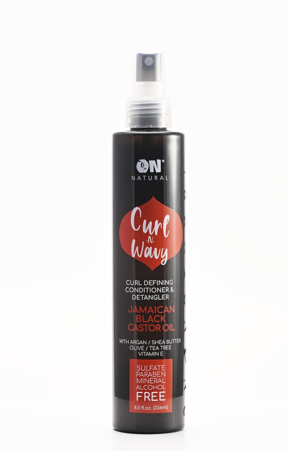 ON NATURAL CURL-N-WAVY CURL DEFINING CONDITIONER DETANGLER JAMAICAN BLACK CASTOR OIL 8 OZ