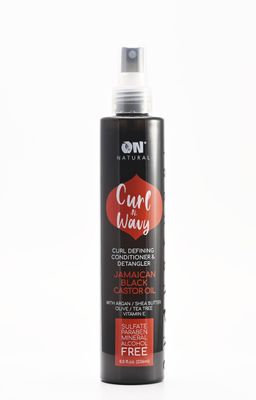ON NATURAL CURL-N-WAVY CURL DEFINING CONDITIONER DETANGLER JAMAICAN BLACK CASTOR OIL 8 OZ