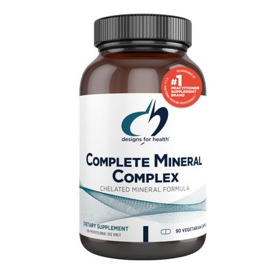 Designs for Health Complete Mineral Complex - Essential Trace Minerals Supplement with Magnesium Malate, Chromium, Zinc More - Iron-Free Multi Minerals Blend - Vegan Gluten Free (90 Capsules)