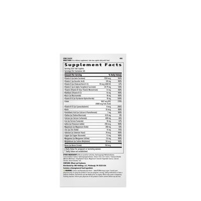 GNC Women's Prenatal Multivitamin Formula with Iron Supports Pregnancy and Healthy Baby Development Essential Nutrients Folic Acid, Zinc, Calcium Plus B Vitamins 120 Caplets
